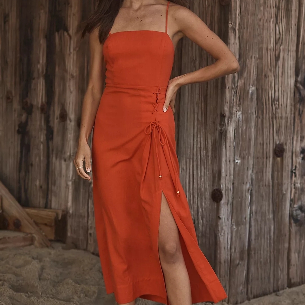 Free People Francesca Midi Dress Size XL - Picture 1 of 8